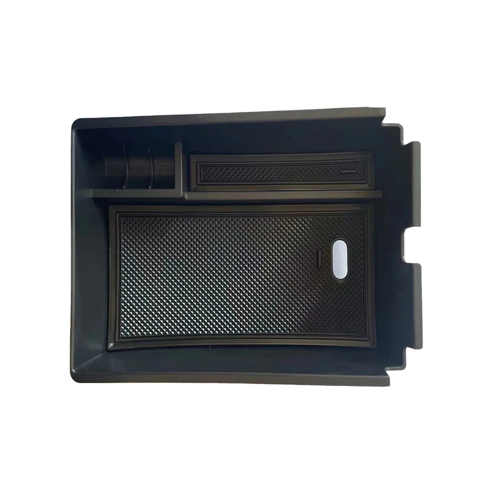 

Практичный ящик для хранения подлокотников, аксессуары из АБС-пластика, черные фитинги для консоли Kia Sportage NQ5 2022, Нескользящие детали