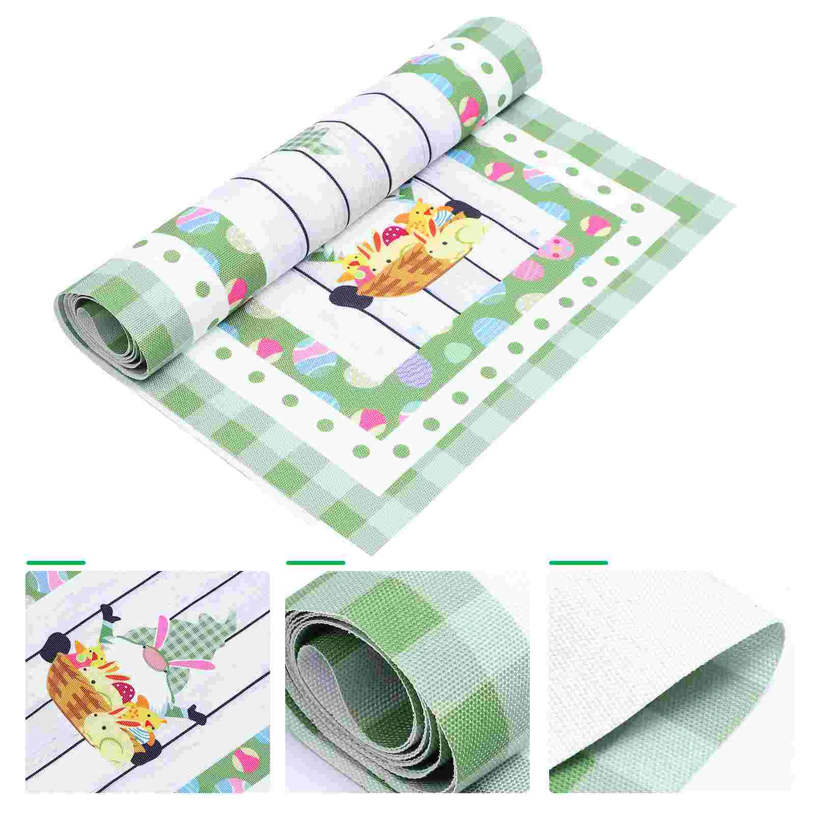 

1pc Reusable Lightweight Decorative Easter Decor Table Runner for Party Home Banquet