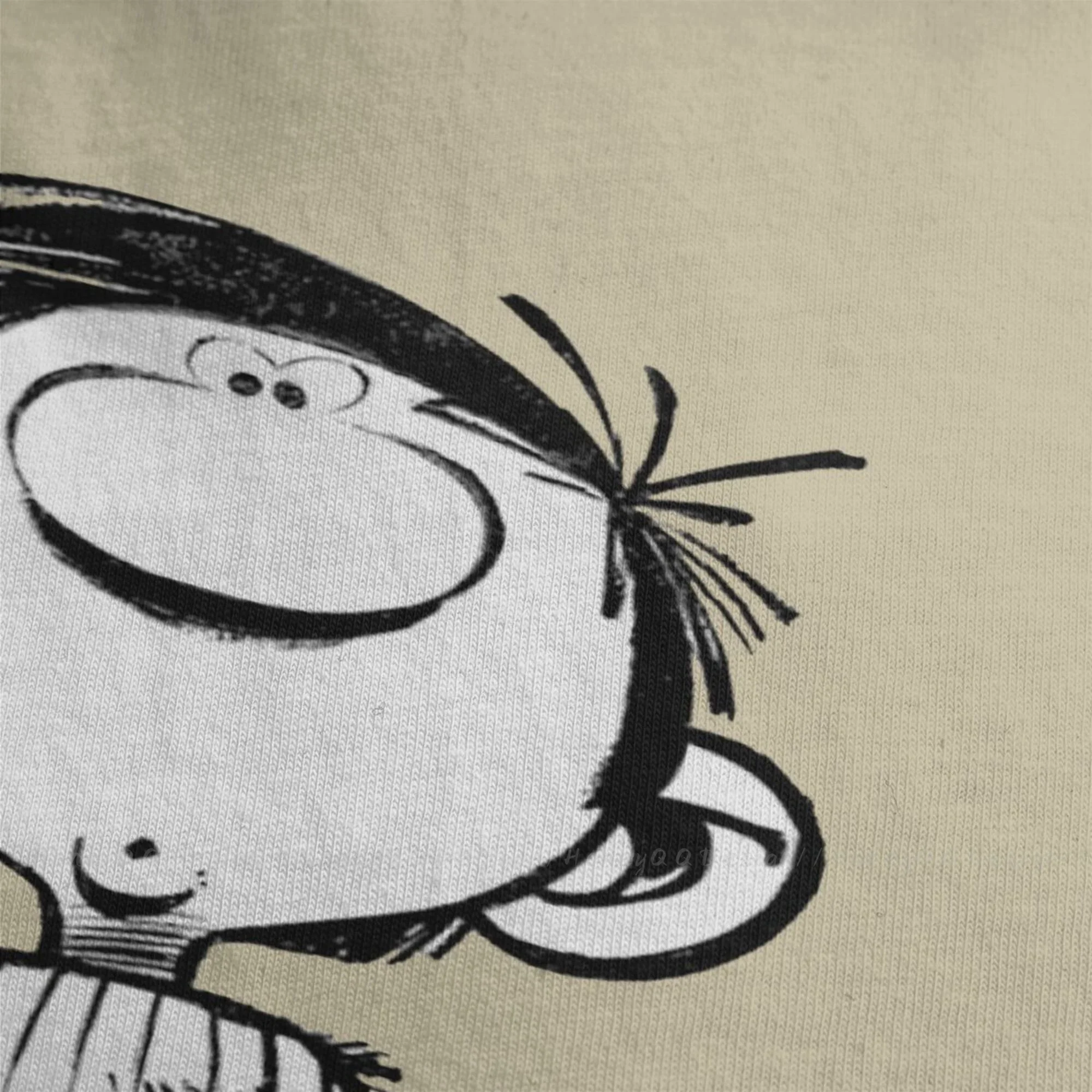 Футболка мужская оверсайз с коротким рукавом и принтом Гастон лагаваф