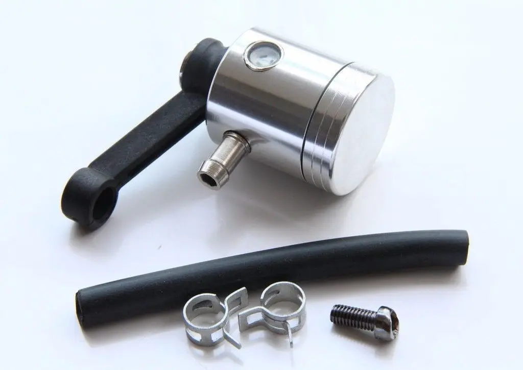 

Silver Universal Motorbike Front Brake Tank Fluid Oil Reservoir Master Cylinder