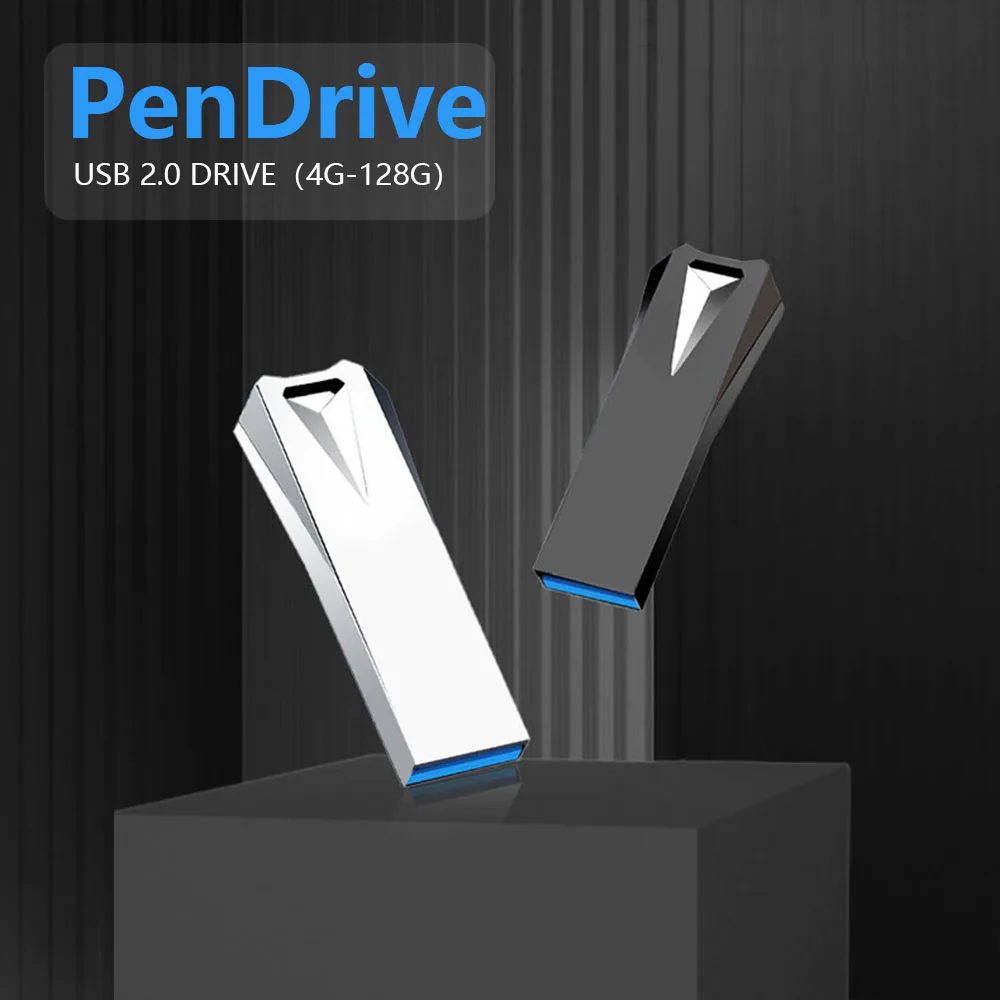 USB флеш-накопитель Pendirve 64 ГБ 128 водонепроницаемый металлический USB-накопитель 32