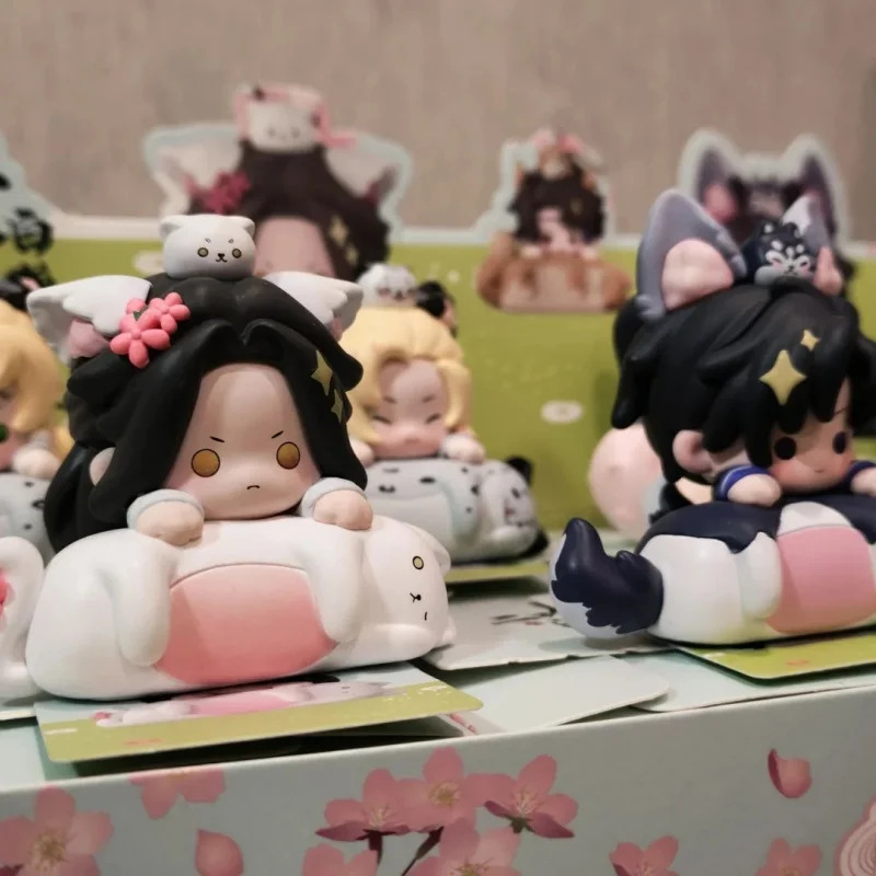 Фото Оригинальная серия Blind Box «Хаски и его белый кот Шизун: Вместе навсегда» — милая аниме-фигурка, загадочная коробка, игрушки для девочек Hippers №1