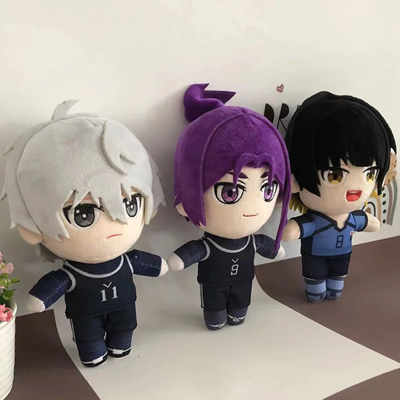 

Плюшевая игрушка в стиле аниме с синим замком, Seishiro Nagi Reo Mikage, мягкие куклы Isagi Yoichi, плюшевые фигурки для детей, подарки на день рождения и Рождество