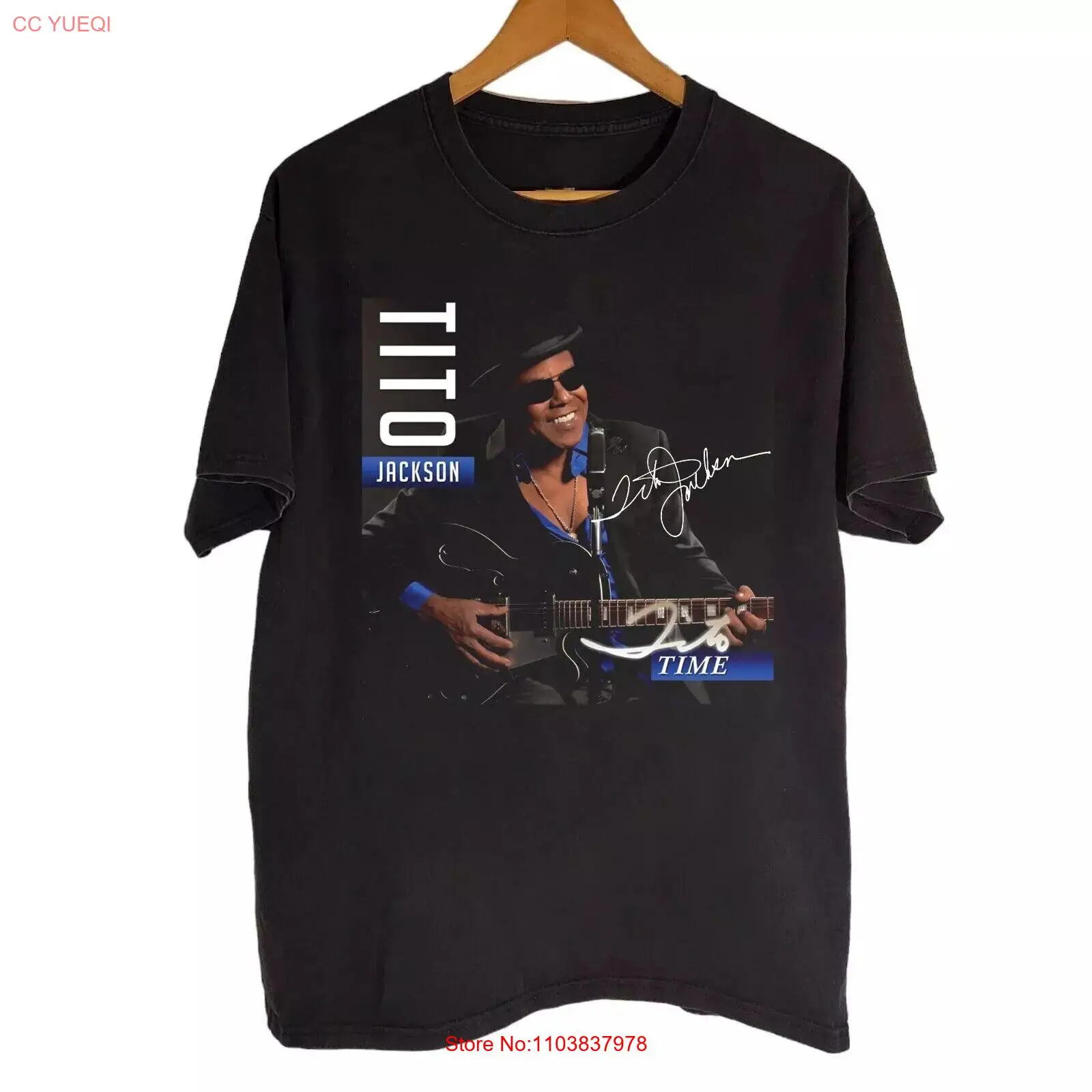 Черная Подарочная футболка Тито Джексон-Тито время все размеры