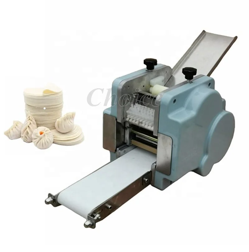 

Tabletop Small Grain Product Automatic Papad Momo Empanada Samosa Gyoza Wonton Dumpling Maker Skin Wrapper Making Machine