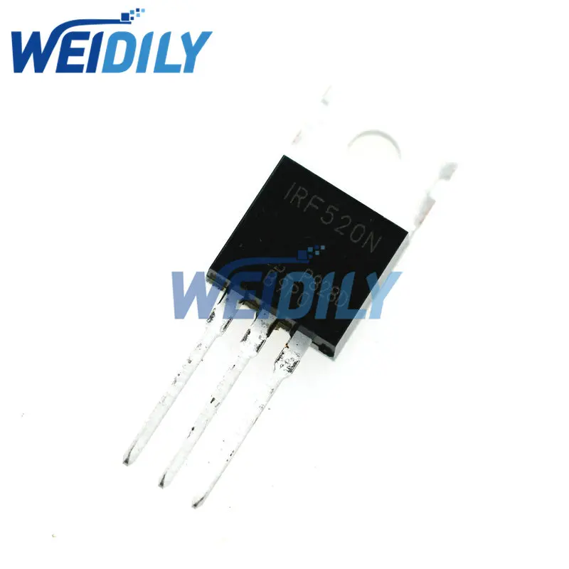 

10 шт. IRF520N TO-220 IRF520NPBF IRF520 MOSFET irf520 транзисторный Триод
