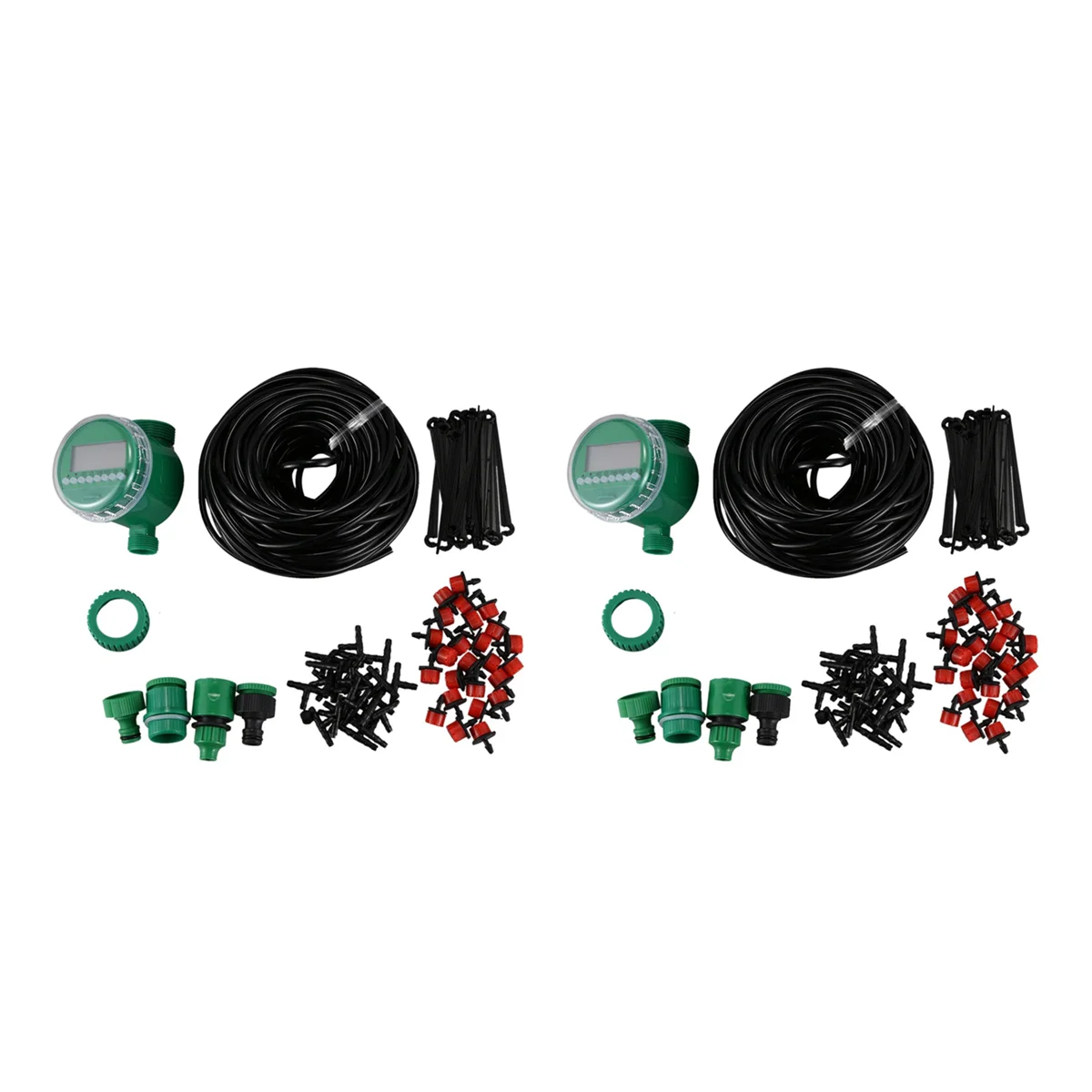 

Мини-система капельного орошения «сделай сам», автоматический таймер для полива растений, садовый шланг с регулируемым капельным шлангом, 2...