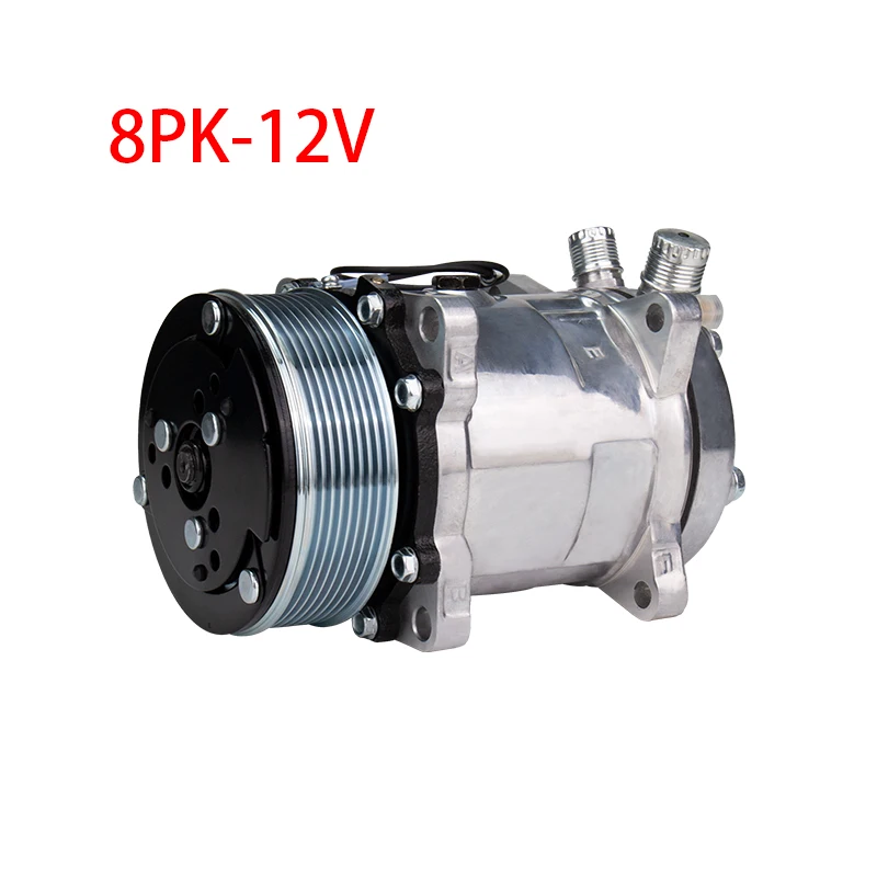 12 В 24 В Sanden 508 SD508 5H14 Компрессор Серпантин 1/2/6/8 Канавка V Ременный шкив Трактор Экскаватор Сверхмощный грузовик Универсальный переменный ток