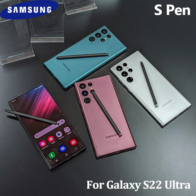 

Original Stylus For Samsung S22 Ultra S Pen Active Screen Touch Pen Replacement For Galaxy S22 Ultra 5G With Bluetooth Function