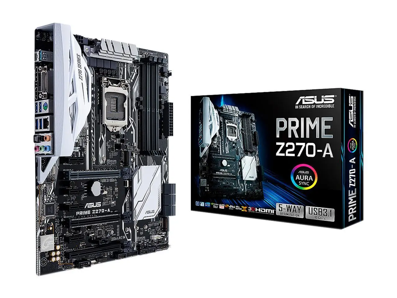 

For ASUS PRIME Z270-A Computer Motherboard LGA 1151 DDR4 64GB For Intel Z270 Desktop Mainboard M.2 NVME PCI-E 3.0 X16