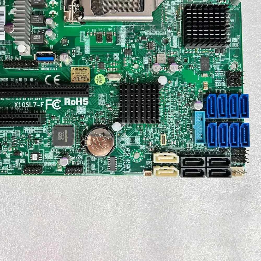 Серверная материнская плата X10SL7-F E3-1200 v3/v4 4-го поколения Core i3 DDR3 LGA1150 для Supermicro