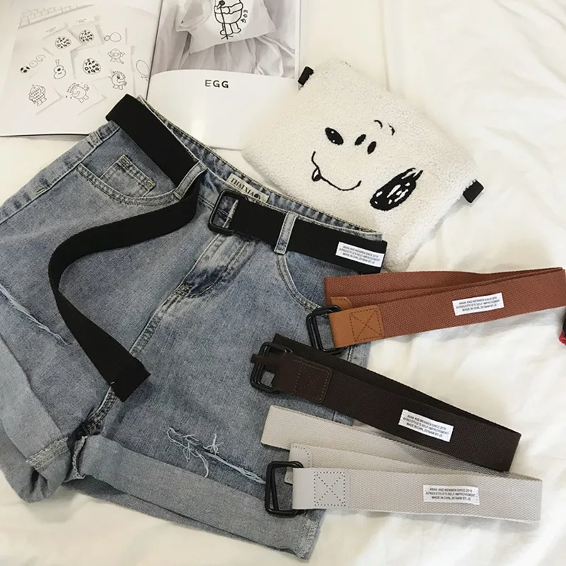 

Ремень тканевый для мужчин и женщин, тактический пояс с пряжкой D-образным кольцом, Повседневный, для джинсов