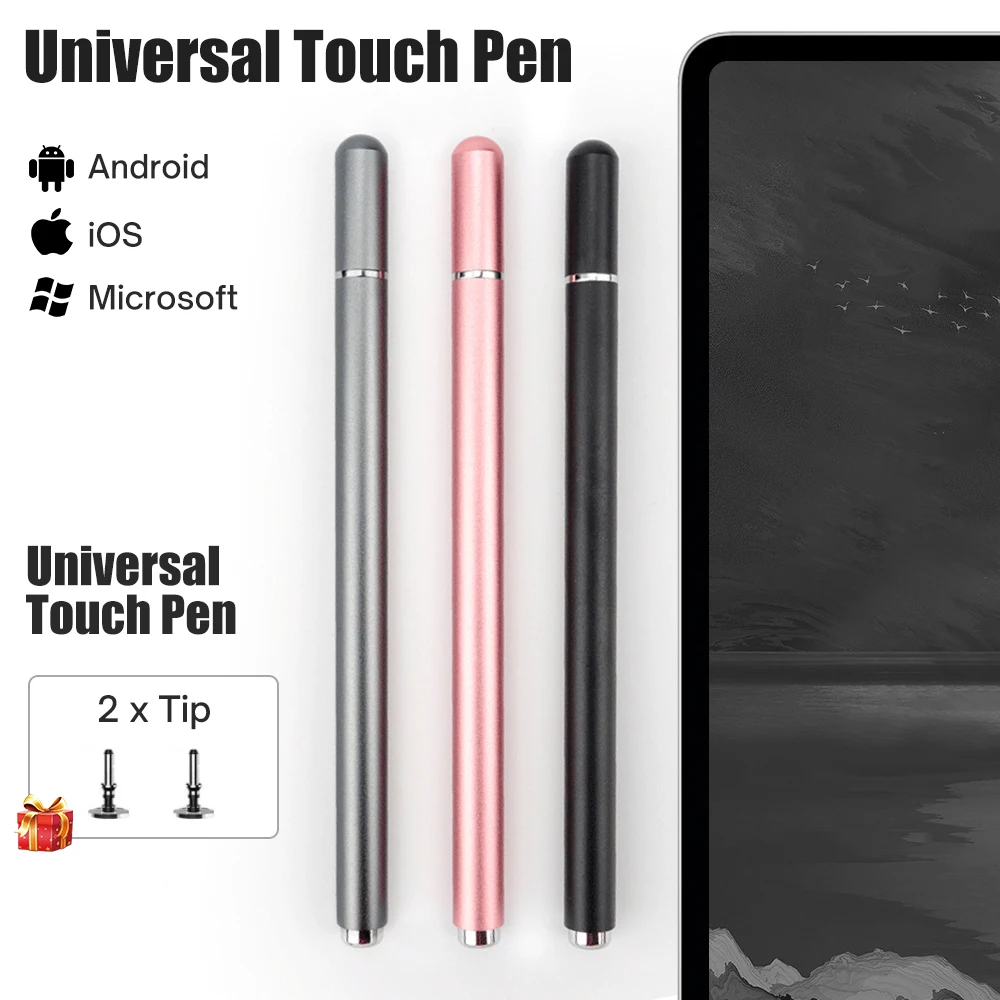 

Universal Touch Pen For 2020 iPad Pro 11 12.9 2021 10.2 7th 8th 9th Air 2 3 4 10.9 2018 9.7 5th 6th mini 4 5 6 For iPad iPhone