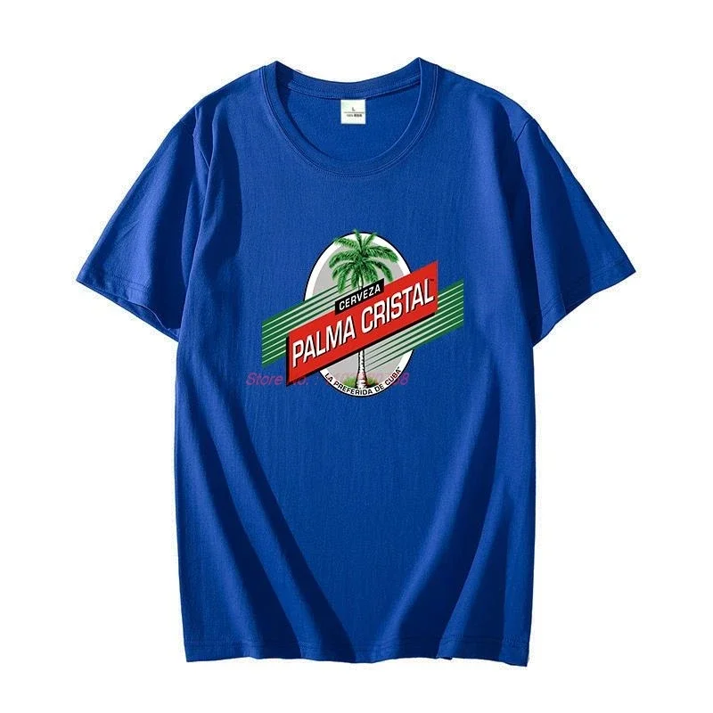 Cuba Cristal Beer Cerzeva хлопковые футболки унисекс с рисунком футболка большого размера