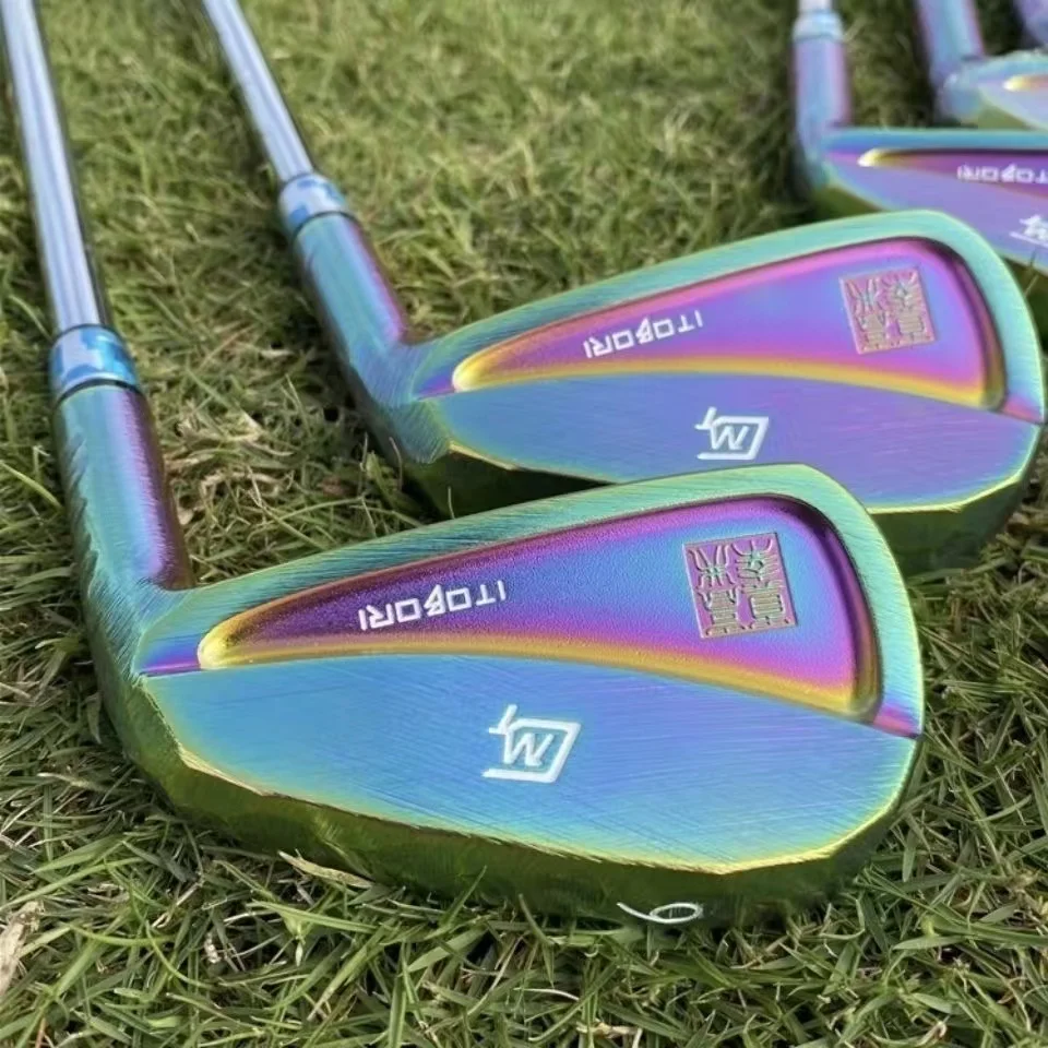 Мужские клюшки для гольфа ITOBORI Iron Set Rainbow Color 4 5 6 7 8 9 P со стальным/графитовым