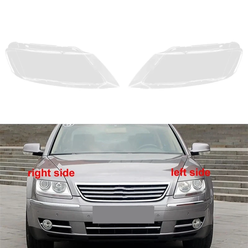 

Car Right Headlight Shell Lamp Shade Transparent Lens Cover Headlight Cover for VW Phaeton 2004-2010