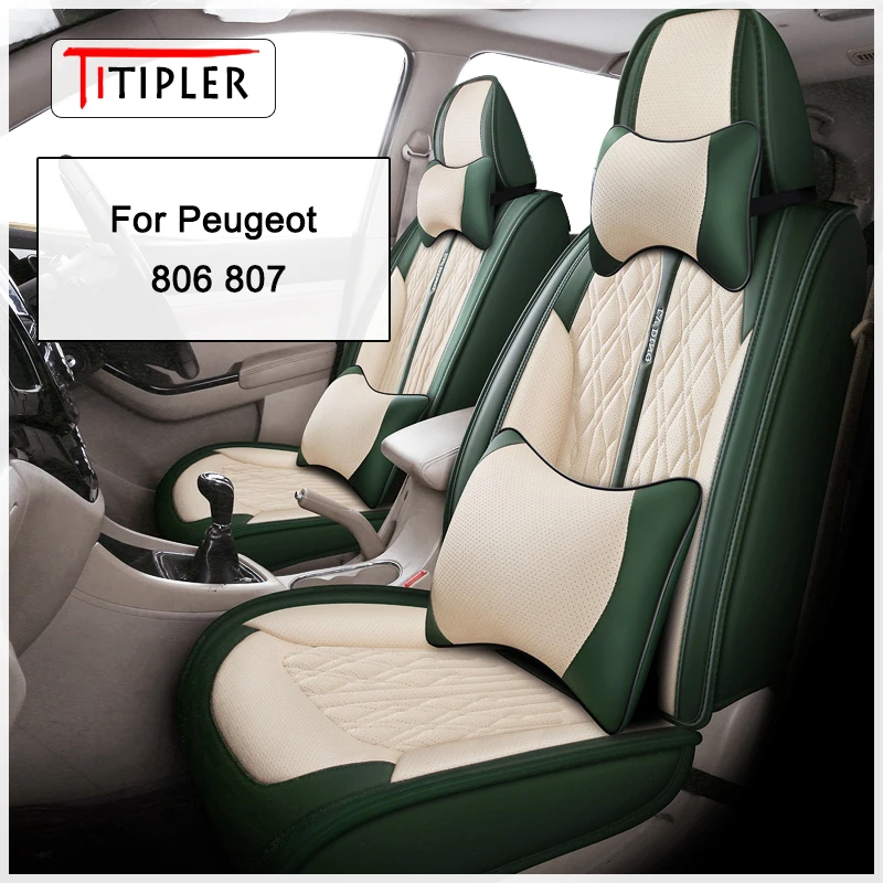 

TITIPLER Car Seat Cover For Peugeot 806 807 Auto Accessories Interior (1seat)