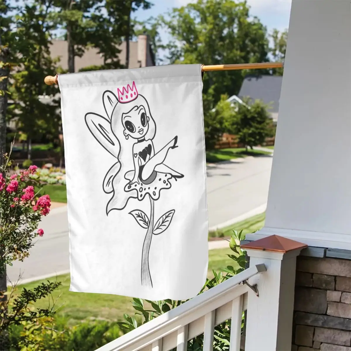 Сделанный на заказ Сказочный бихота-Карол G Reggae Ainger Садовый флаг 12x18 дюймов