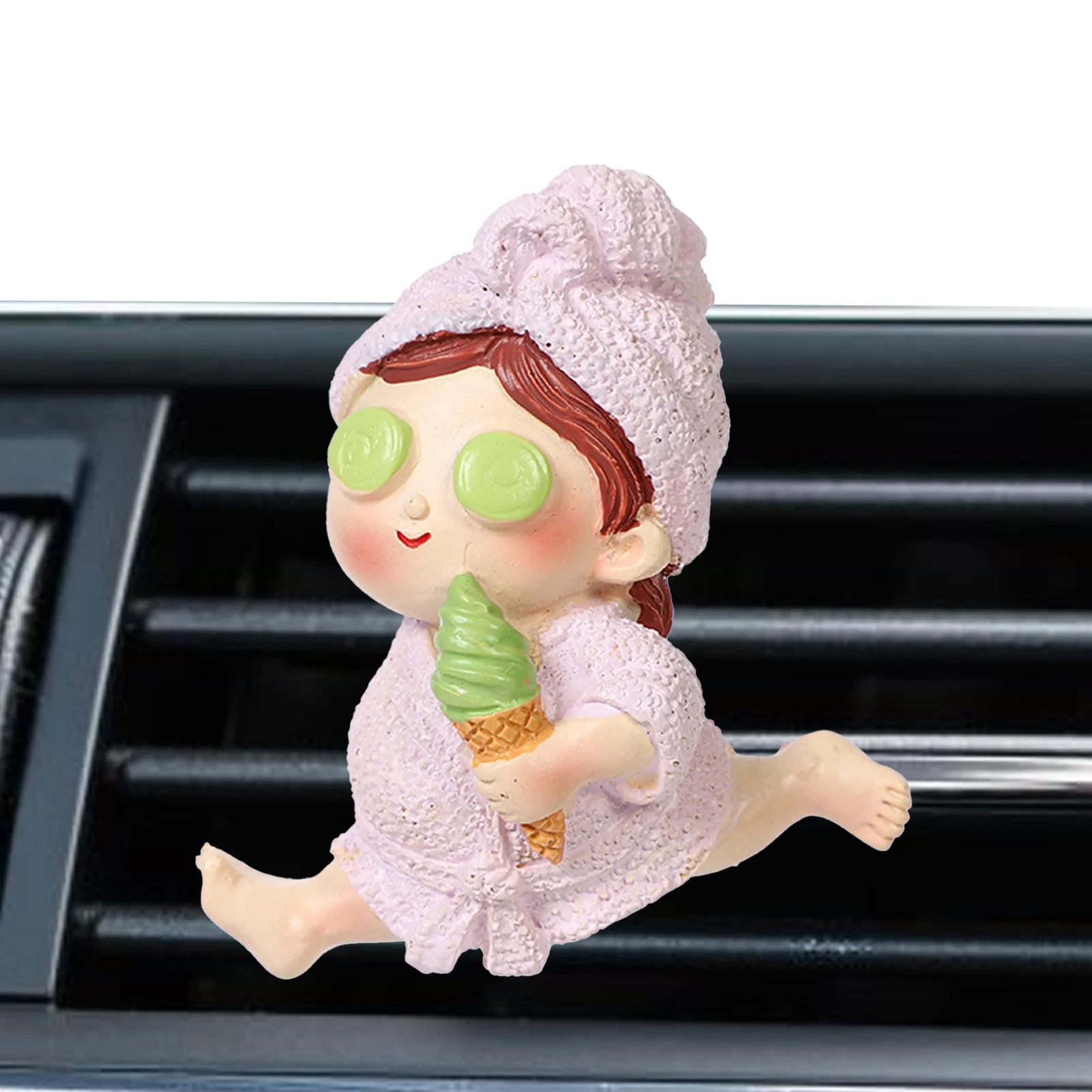 

Car Perfume Air Freshener Cute Girl Car Perfume Clip Car Air Vent Freshener Perfume Clip Aroma Diffuser Decor Creative Car