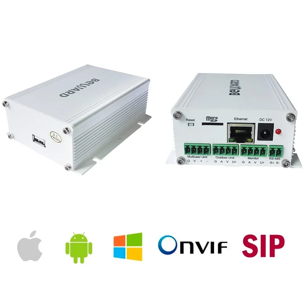 Аналоговый видеодомофонный конвертер с бесплатными мобильными приложениями для