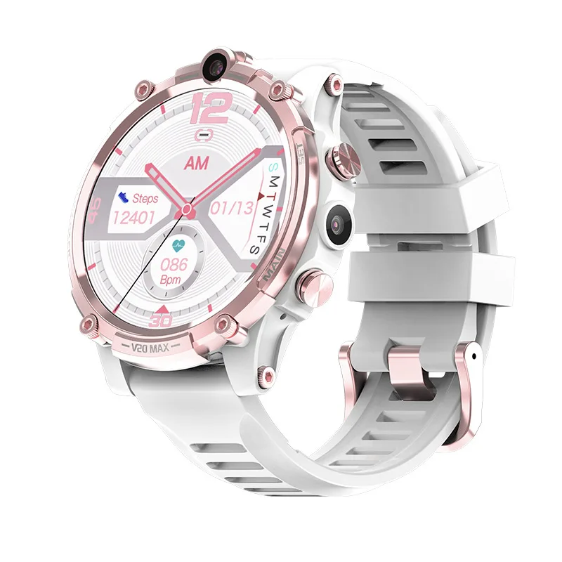 2023 Смарт-часы WIFI 4G Android Smart Watch V20 2G + 16G Tiktok GPS SIM-карта смарт-часы для мужчин и женщин
