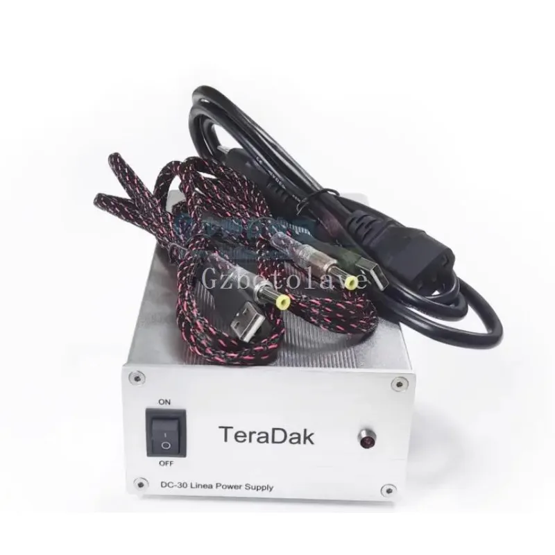 Фото TeraDak 60W USB-блок питания с двумя выходами DC5V 3A, HiFi-класс, улучшенный линейный источник питания, DC5.5*2.5мм, USB, Micro USB, Type-C на выбор №2