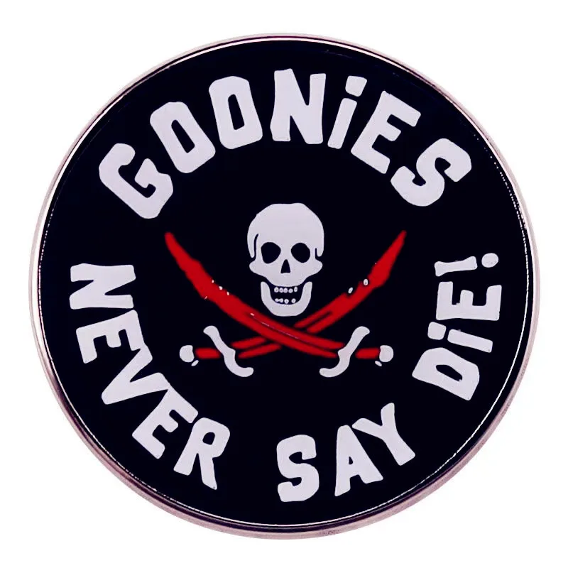 

Браслет The Seven Treasure A Punk Rock, которая никогда не дает эмали, значки на лацкан, ювелирные изделия, подарок, забавная милая Мода