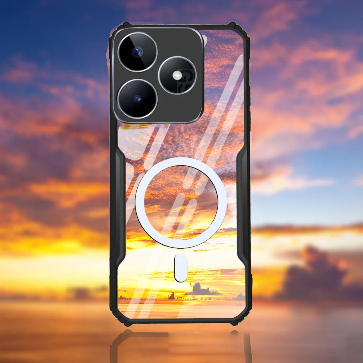 Для OPPO Realme C51 C53 Note 50 60 высококачественная акриловая задняя крышка с защитой от