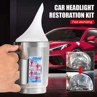 car headlight restoration kit atomizing cup headlamp scratch repair tool electric heating cup coating fumigation polish kit
