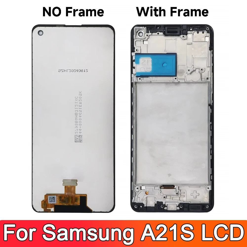 6 5-дюймовый AMOLED ЖК-дисплей для Samsung Galaxy A21S дигитайзер сенсорного экрана замена A217F