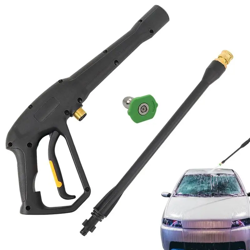 

High Pressure Washer Water Hose Nozzle High Pressure Car Wash Nozzle With 1/4 Quick Connect Adapter Head Farm Cleaning Car