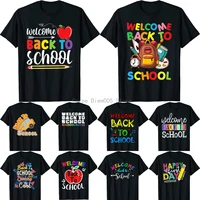 welcome back to school first day of school teachers students t shirt