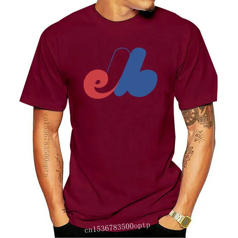 

Camiseta Vintage de béisbol para hombre, camisa hecha a medida, con Expos, color negro, nueva