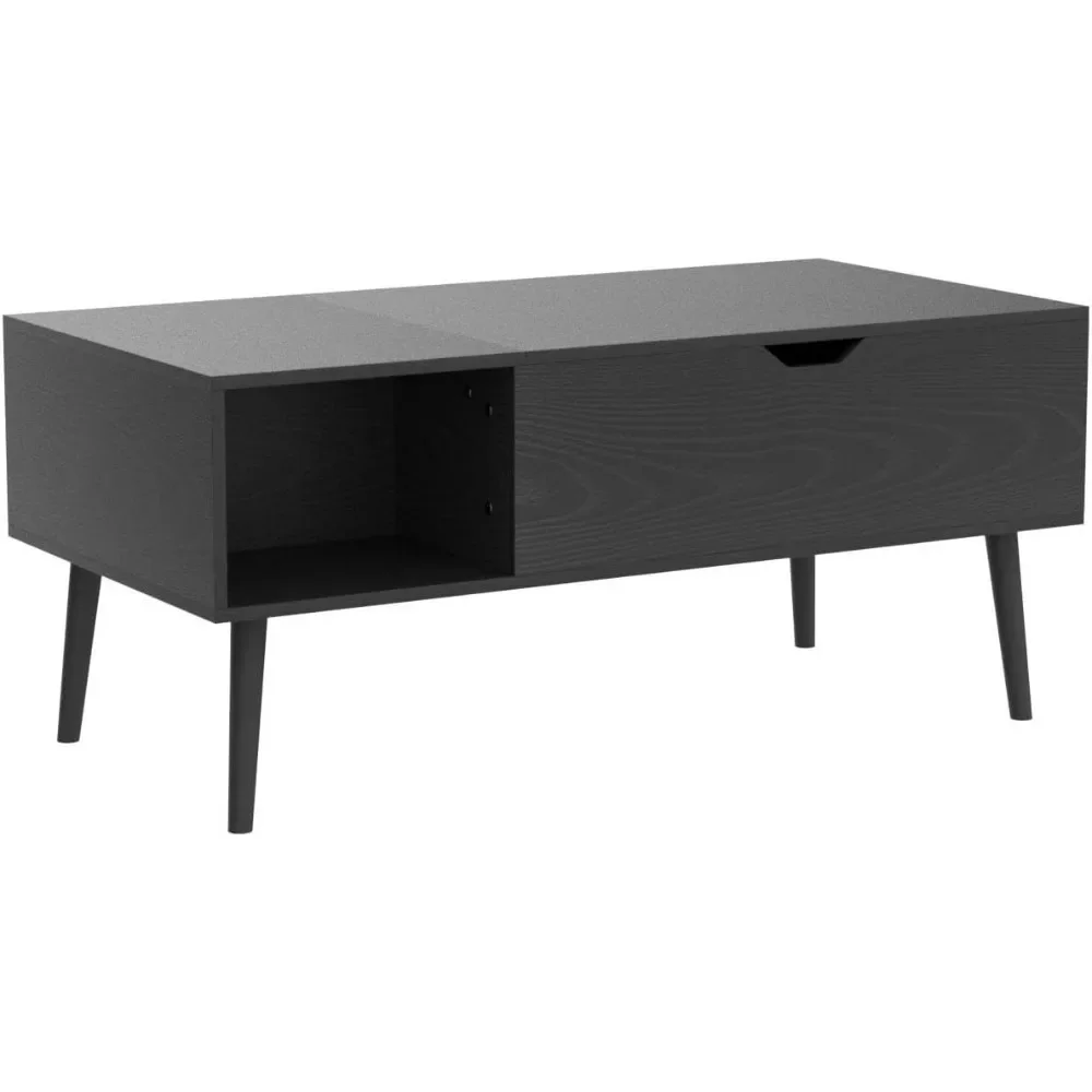 Мебель - Стол со стеллажами для хранения и скрытыми отделениями Современная