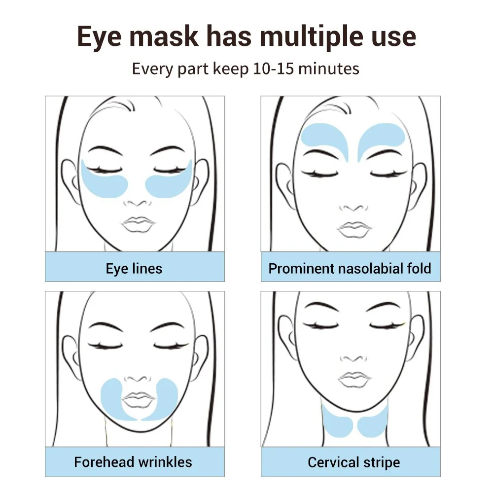 Hyaluronic Acid Hydra-gel Eye Mask Depth Replenishment Anti-Aging Eye Patches Anti Wrinkle Puffy Eyes Tighten Skin Care images - 6