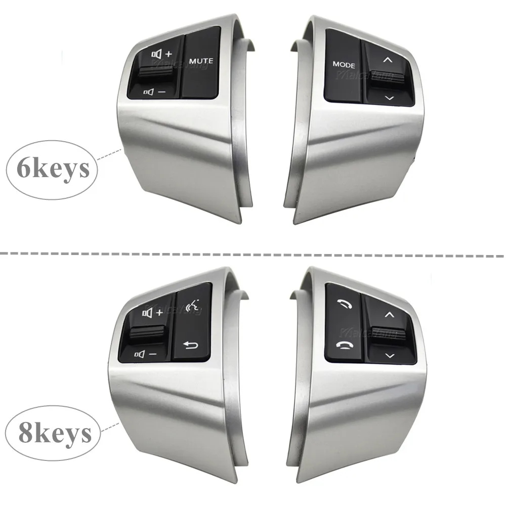 

Multifunction Steering Wheel Remote Control Button For 2008-2011 Hyundai Elantra HD Car Accessories 96700-2H500 96700-2H510