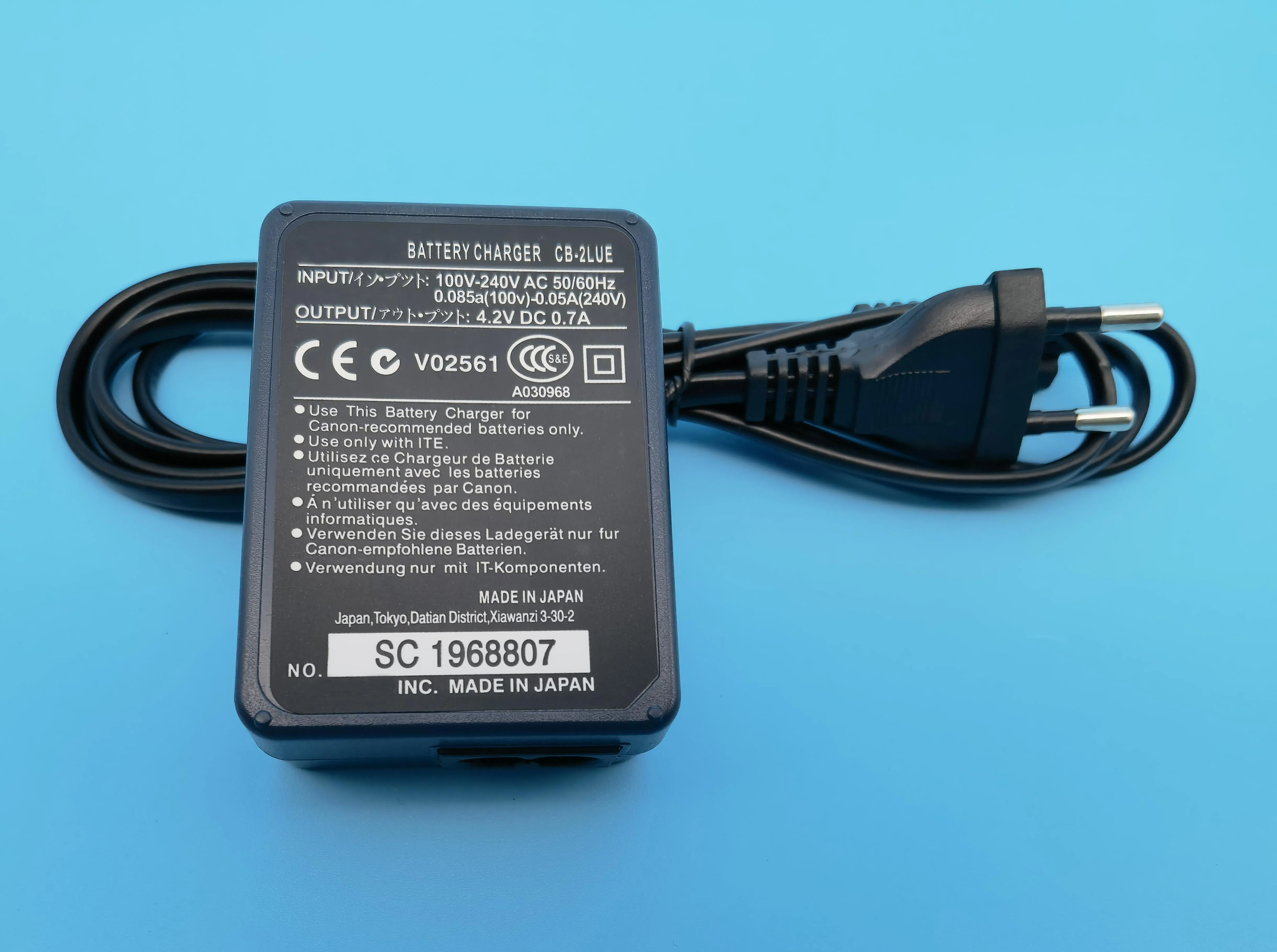 Зарядное устройство для Canon Digital IXUS 600 700 I II I2 I5 SD100 SD10 SD20 SD110 SD500 SD550