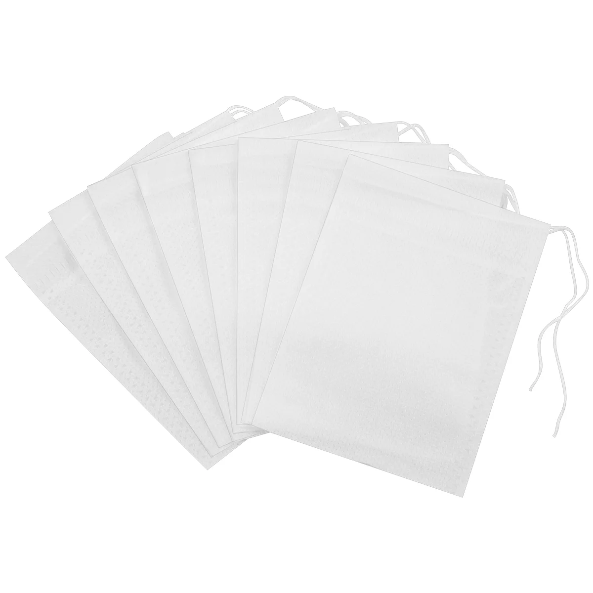 

100Pcs Drawstring Tea Filter Bag Empty Non- Woven Fabric Tea Bags Tea for Loose Leaf Tea Powder- 70* 90mm