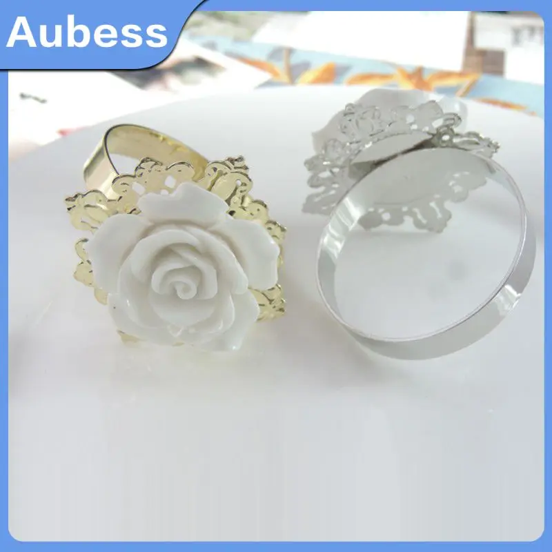 

6 шт., декоративные кольца для салфеток, в виде кольца