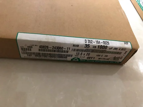 1000 мкФ 35V SAMYOUNG NXB серия 12 5x20 мм 35V1000uF биполярные электролитические конденсаторы |