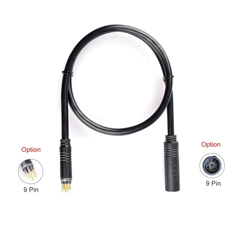 Удлинительный кабель для электрического велосипеда мама-папа 9-контактный