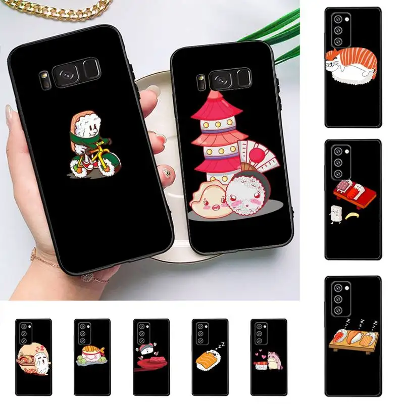 

Food Sushi Phone Case for Redmi 8 9 9A for Samsung J5 J6 Note9 for Huawei NOVA3E Mate20lite cover