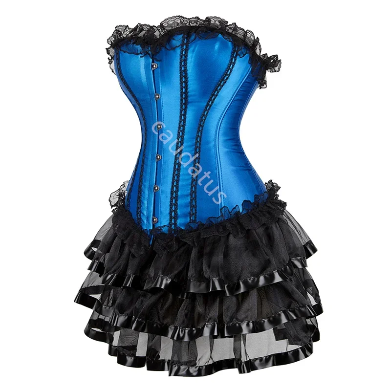 Корсетное платье caudatus комплект юбок-пачка для женщин вечерние бюстье костюм