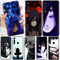 Naruto Kakashi Cartoon Role For Motorola Moto G60 G60S G50 G40 G10 E7i E6S Power Edge E20 2021 Pro Black Phone Case