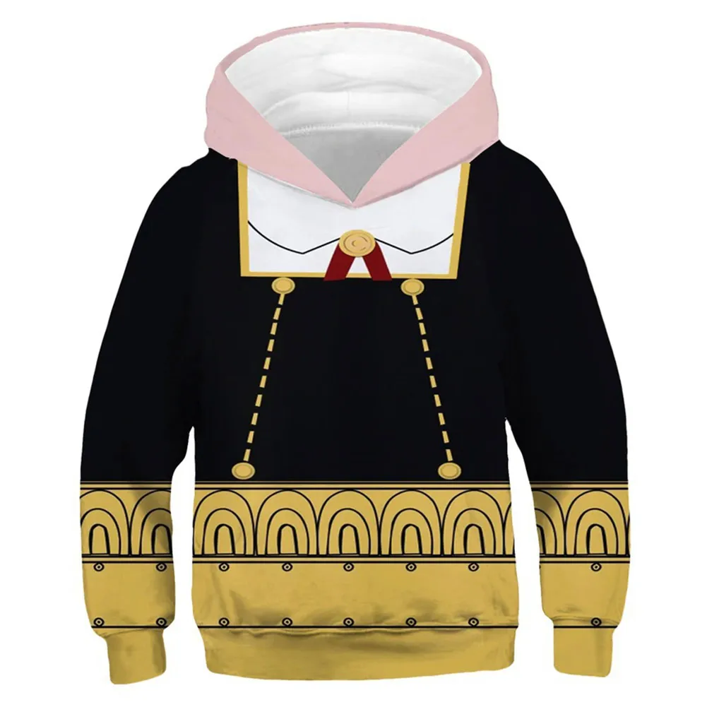 

Детская толстовка с капюшоном, с 3D принтом