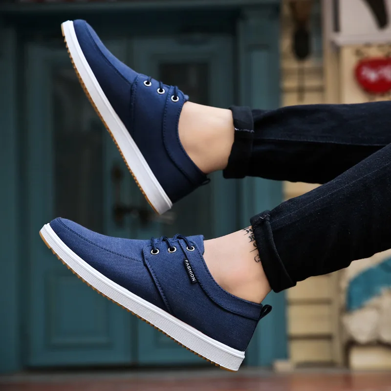 

SOLI2 breathable canvas shoes Summer men masculino adultoclassic men shoes tenis men non-slip casual shoes S3582-3606