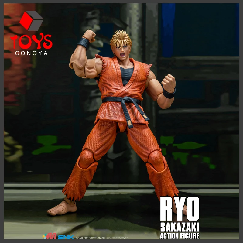 В наличии игрушки от Storm SKKF09 1/12 Ryo Sakazaki экшн-фигурка с 3 сменными головками 6 дюймов