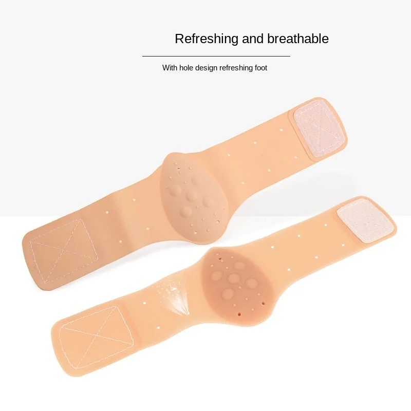 Silicone arch orthopedic insoles soft and shock-absorbing men and women foot pads bandages insoles magic bonding