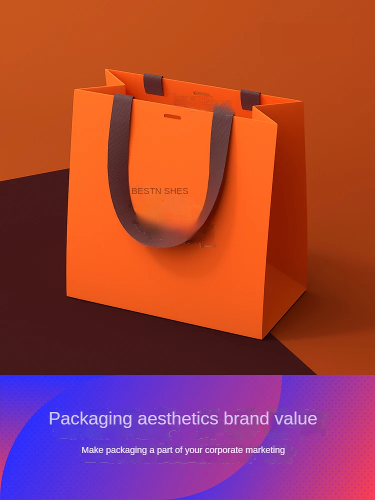 

Customized Design LOGO Printing Paper Bags Ultra Wide Brown Kraft Paper Bags with Twisted Handle Perfect Solution for Restaurant
