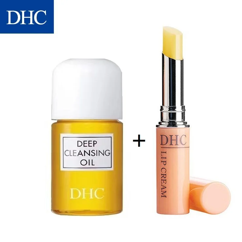 

Original DHC Deep Cleansing Oil Facial Cleansing Oil Makeup Remover Emulsification Oil 30ml + DHC Medicated Lip Balm Lip Cream